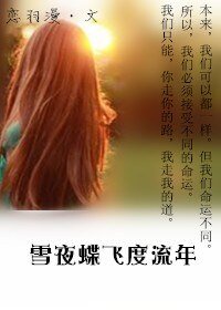 《雪夜蝶飛度流年》