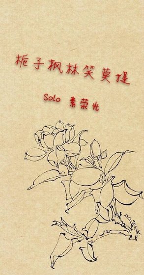 《梔子楓林笑莫提》
