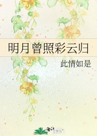 《明月曾照彩雲歸》